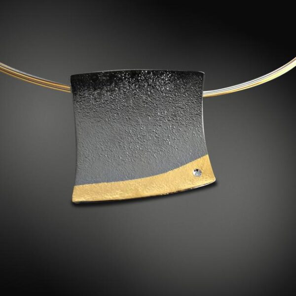 The Parallels Collection Square Necklace